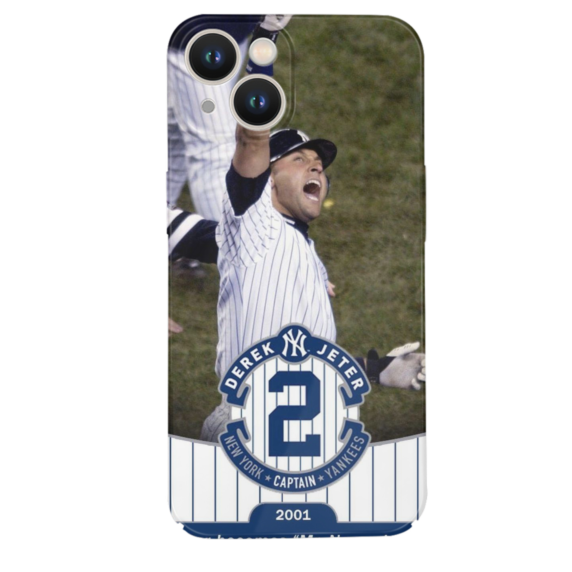 Derek Jeter 87 IPhone 14 Series Full-Cover Hard Case – Shockproof With Raised Camera Protection – Precise Cutouts, Wireless Charging Compatible – Durable, Anti-Yellowing, Easy To Clean